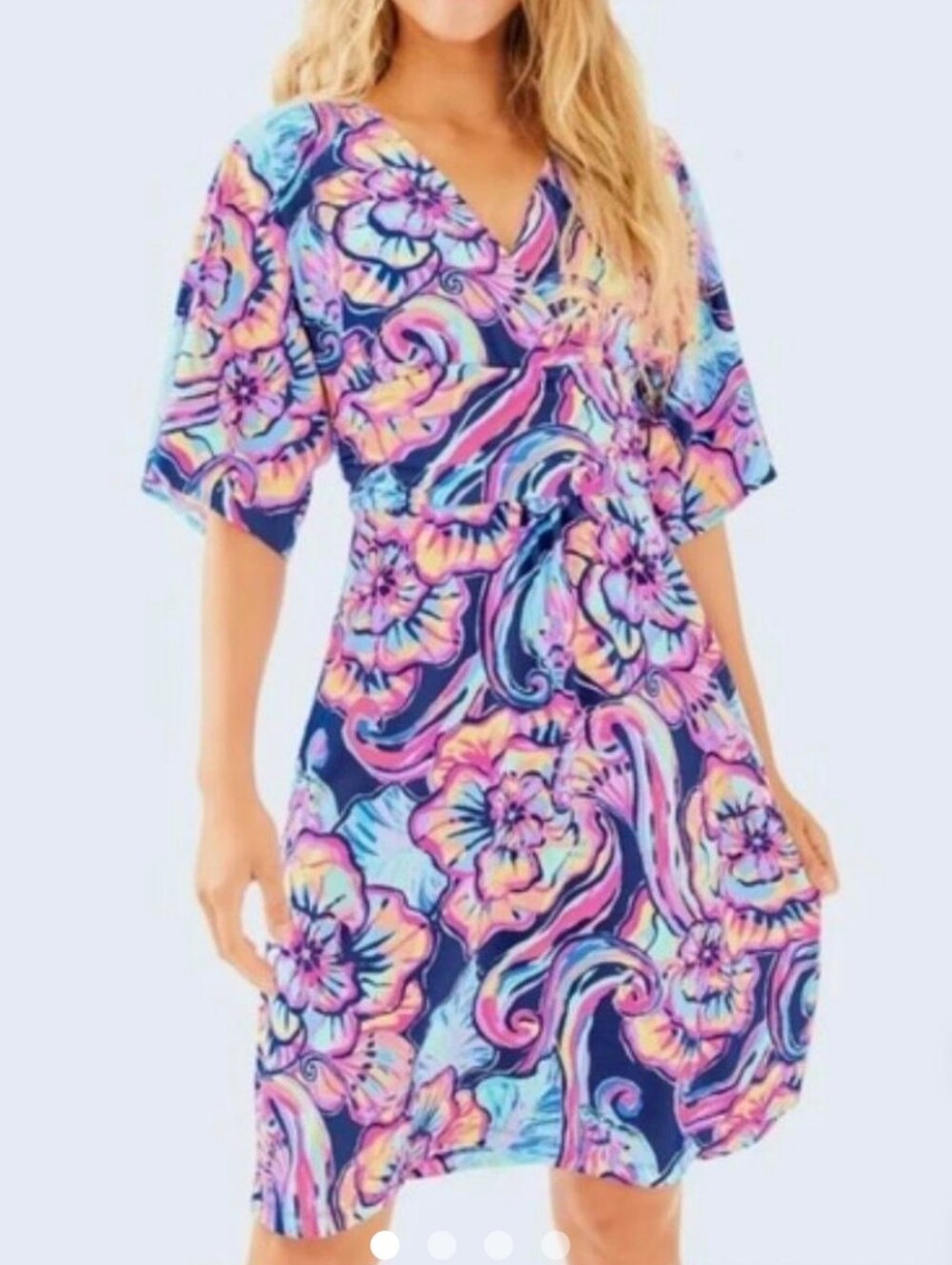 Lilly Pulitzer Parigi Dress In Nauti Navy Boho Bateau